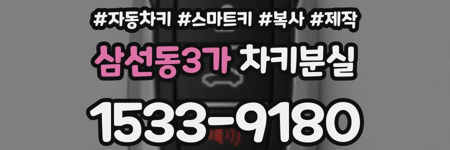 삼선동3가 차키분실