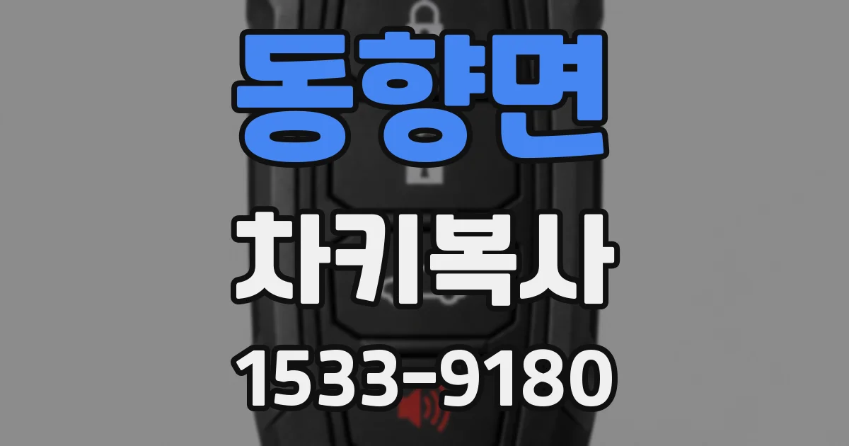 동향면 차키복사