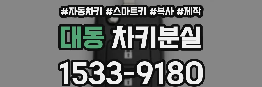 대동 차키분실