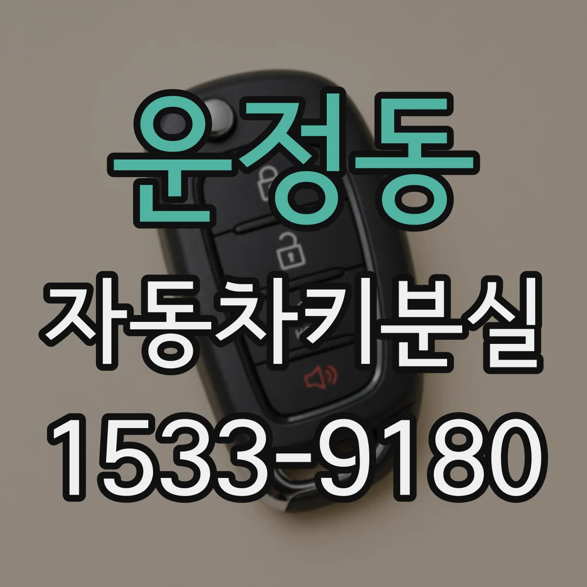 운정동 자동차키분실