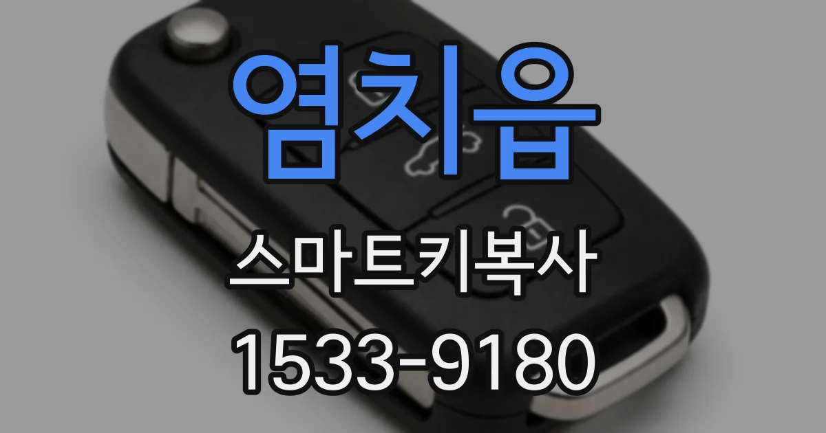 염치읍 스마트키복사