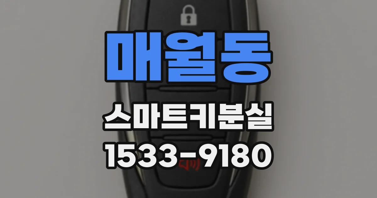 매월동 스마트키분실