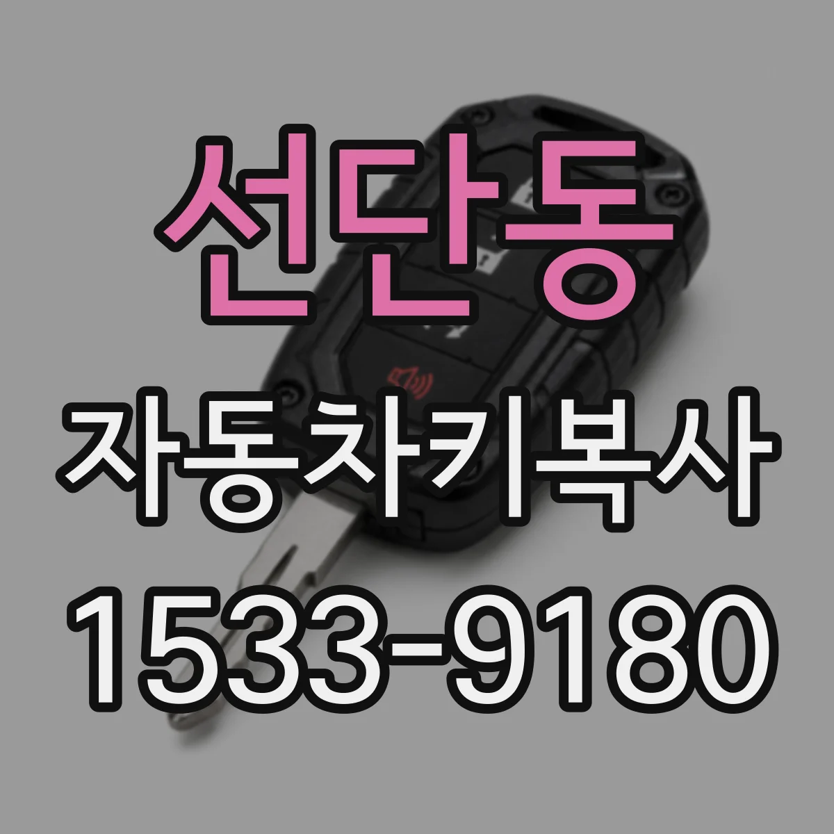선단동 자동차키복사