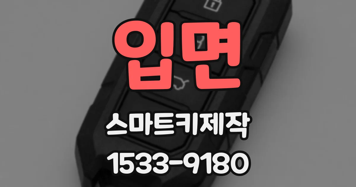입면 스마트키제작
