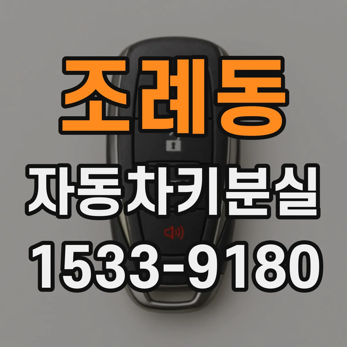 조례동 자동차키분실