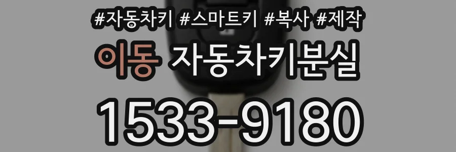 이동 자동차키분실