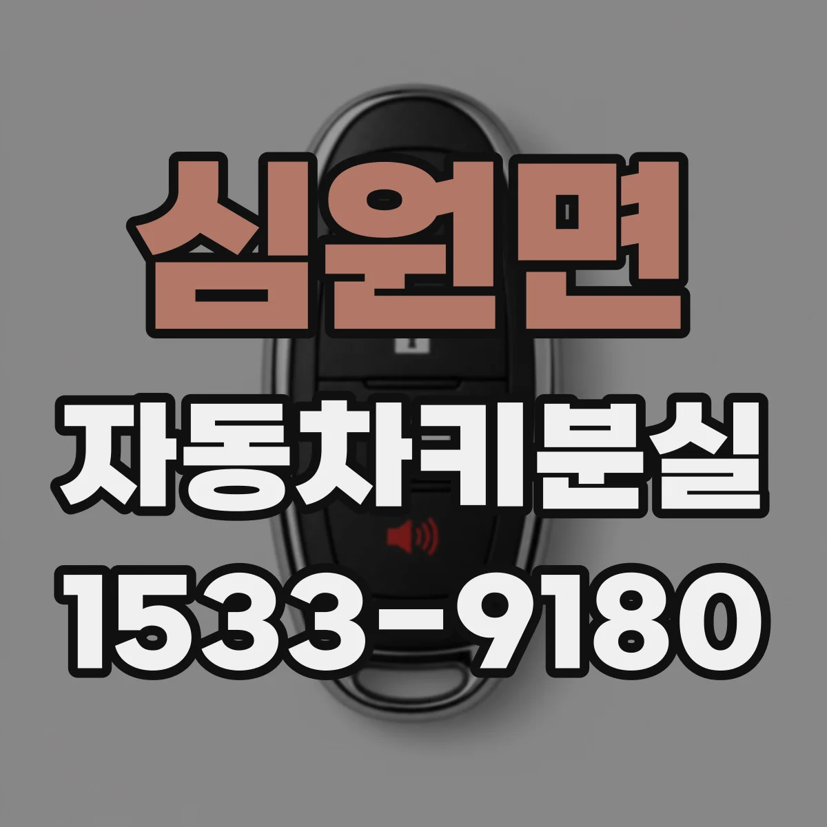 심원면 자동차키분실