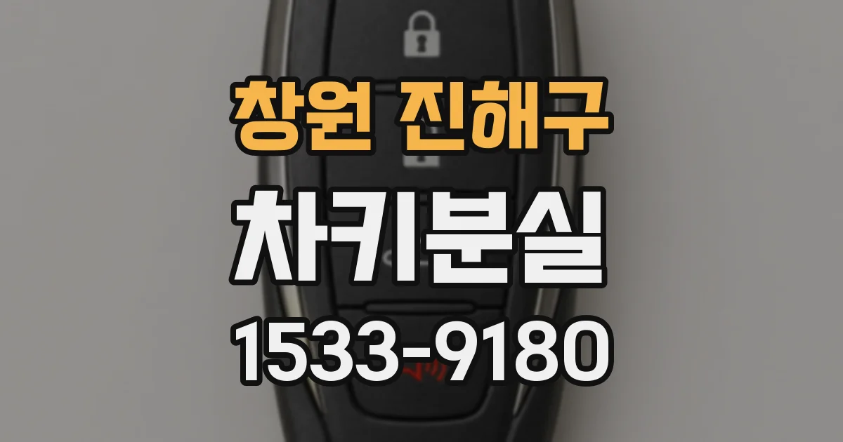 창원 진해구 차키분실
