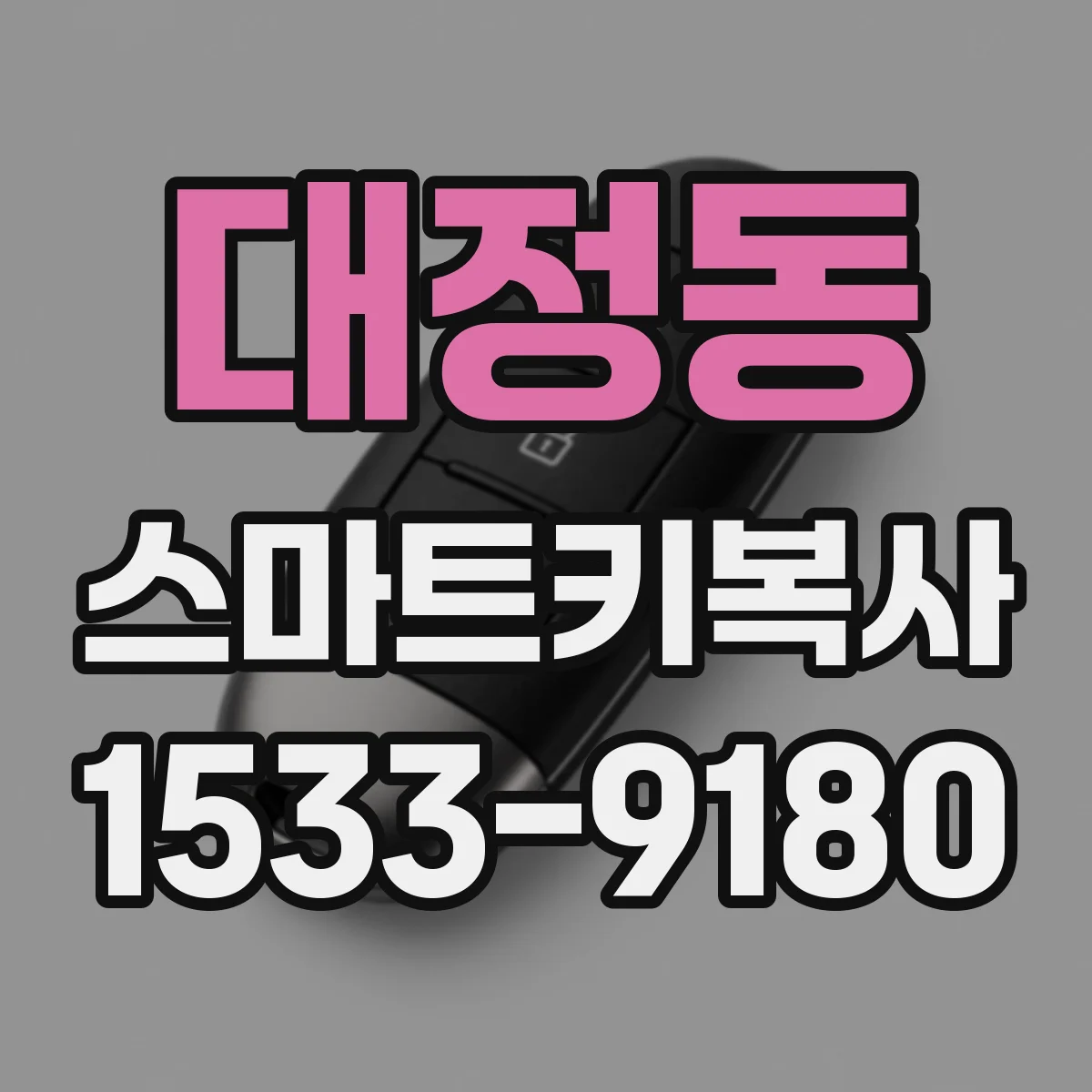 대정동 스마트키복사