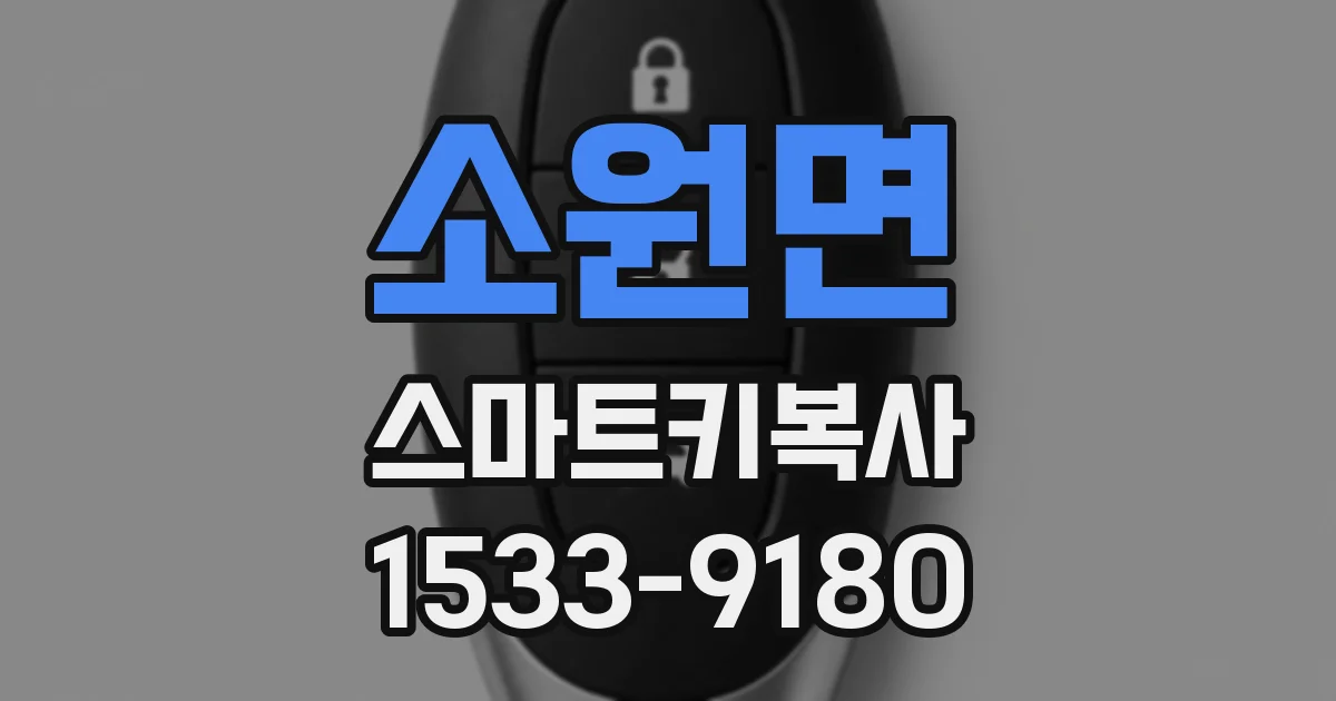소원면 스마트키복사