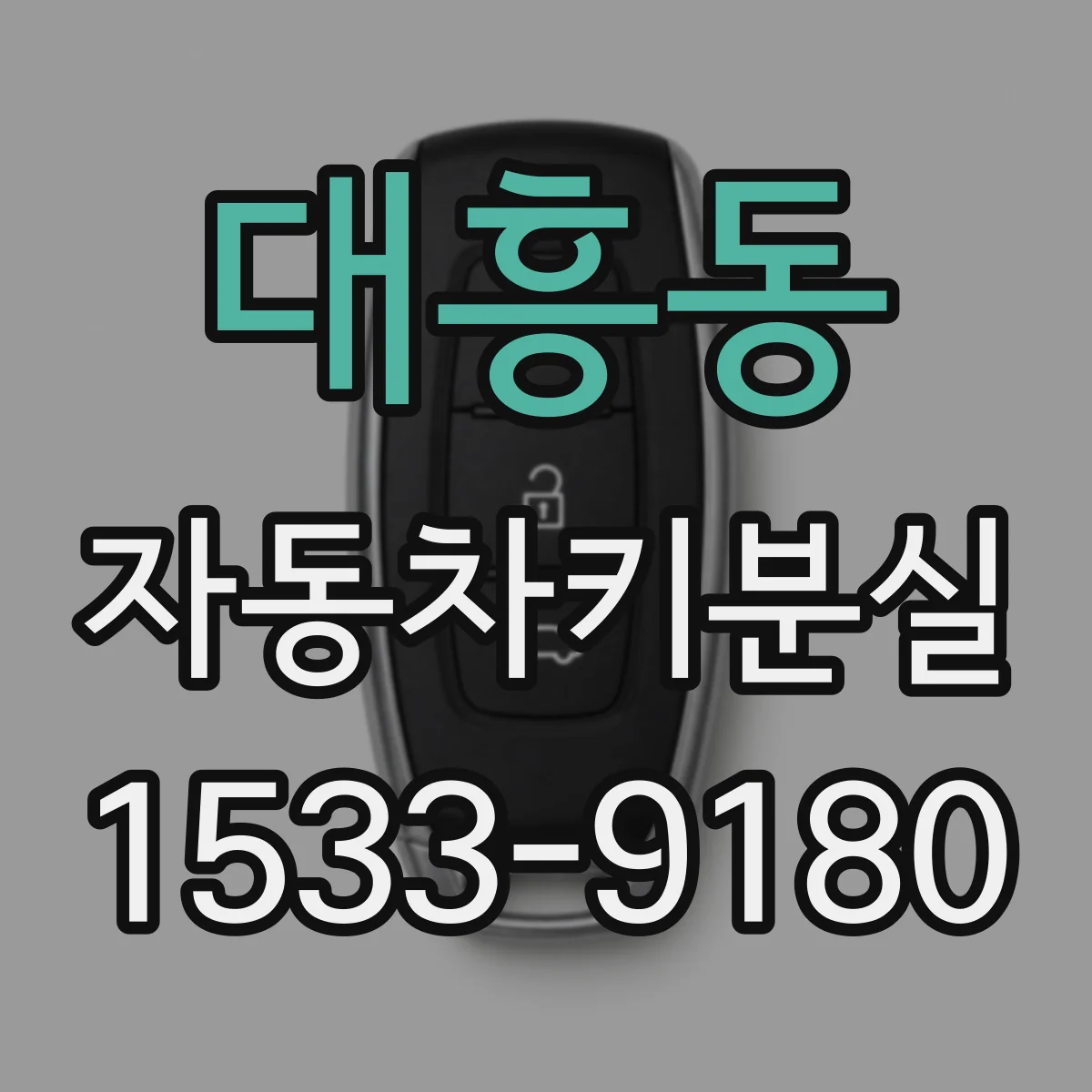 대흥동 자동차키분실