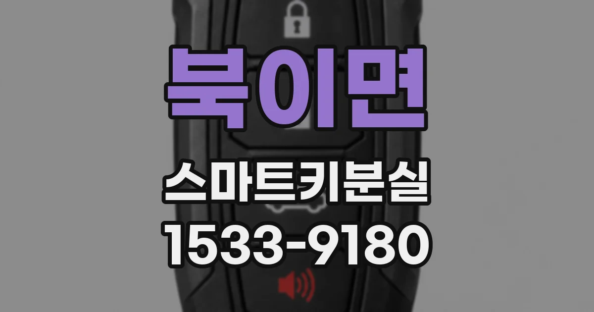 북이면 스마트키분실