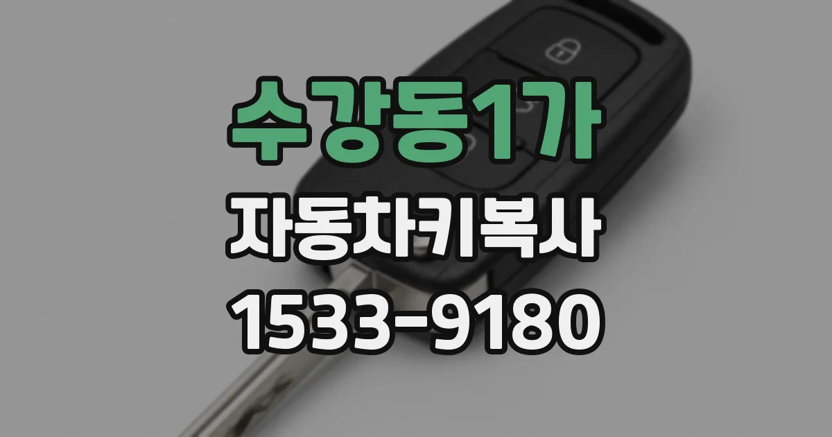 수강동1가 자동차키복사