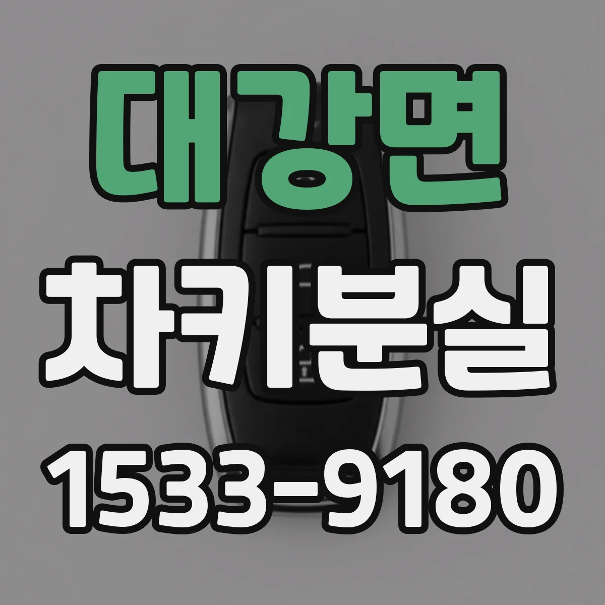 대강면 차키분실