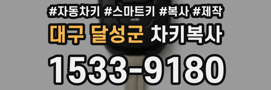대구 달성군 차키복사