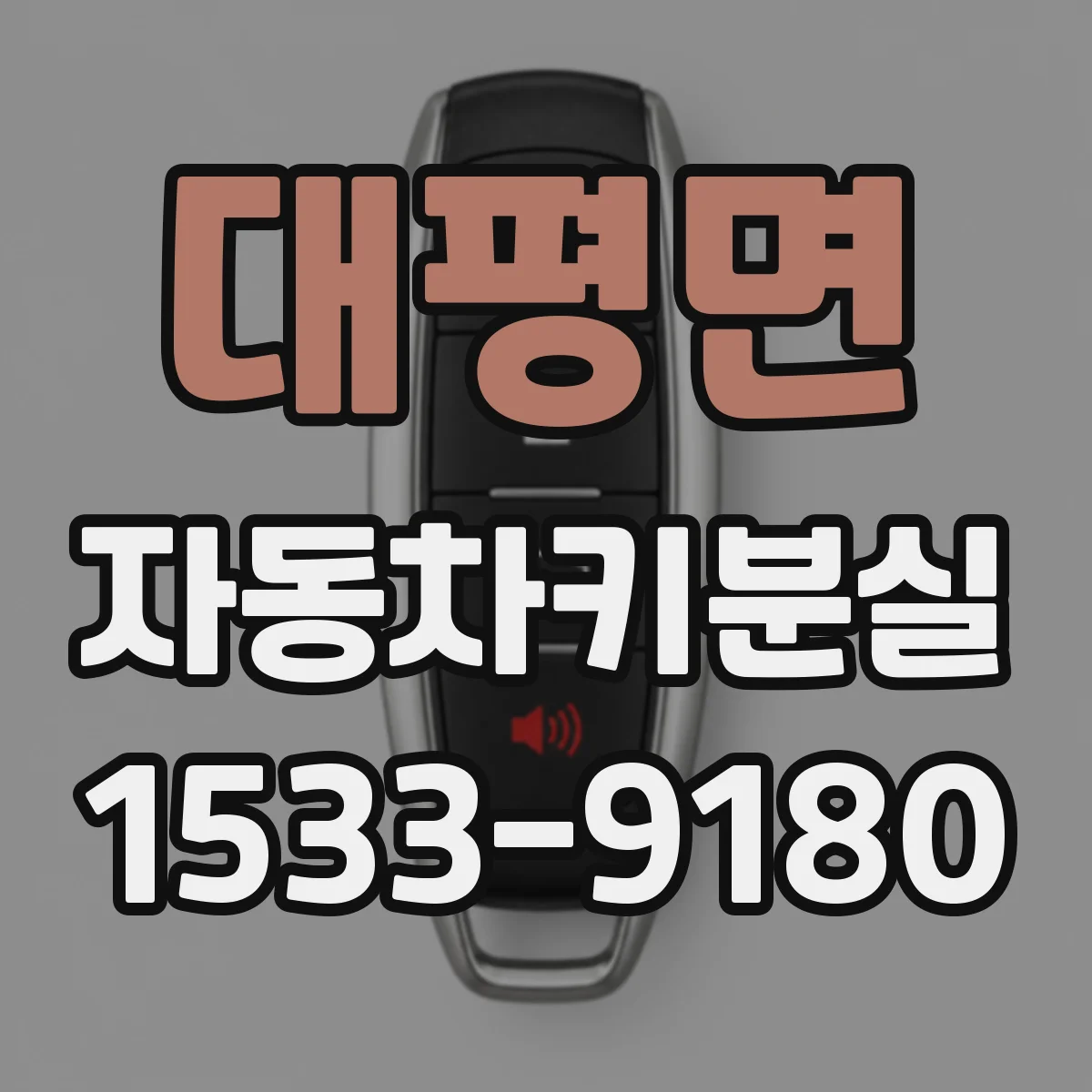 대평면 자동차키분실