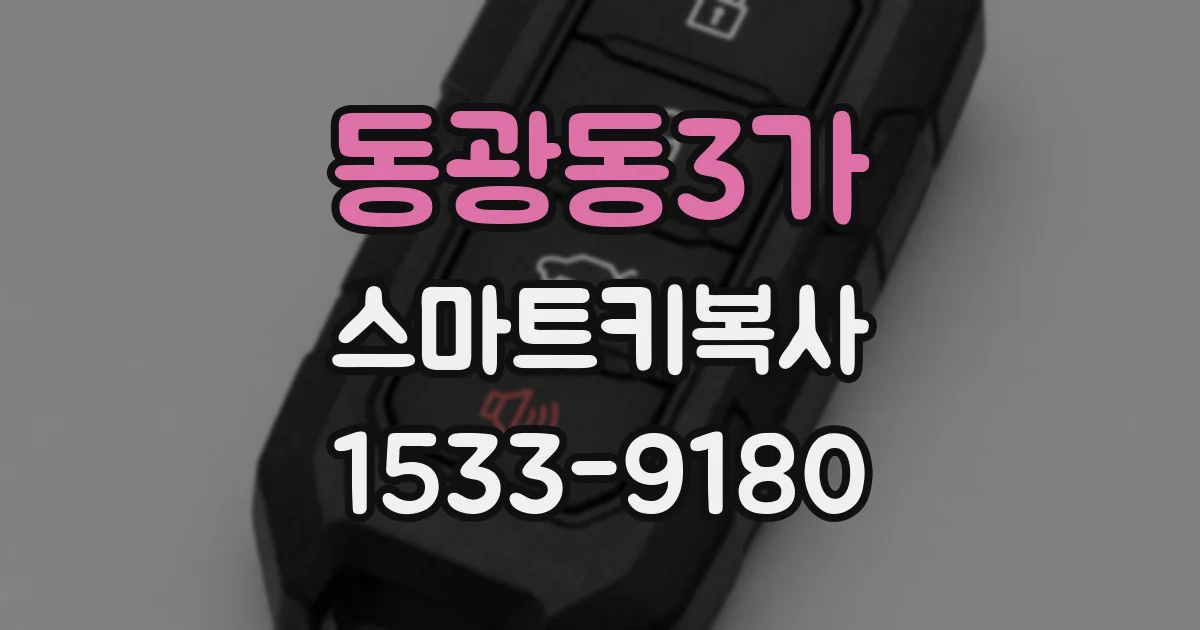 동광동3가 스마트키복사
