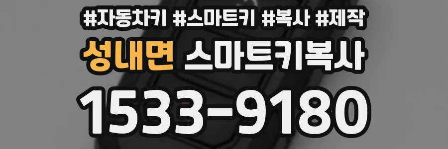 성내면 스마트키복사