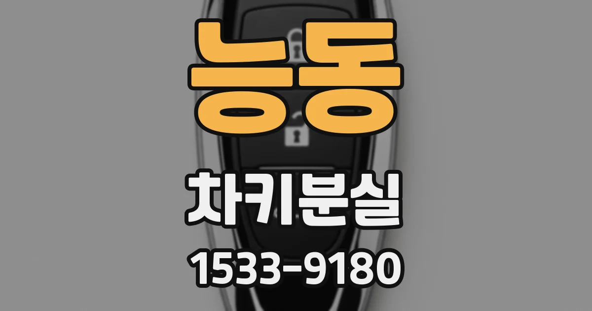 능동 차키분실