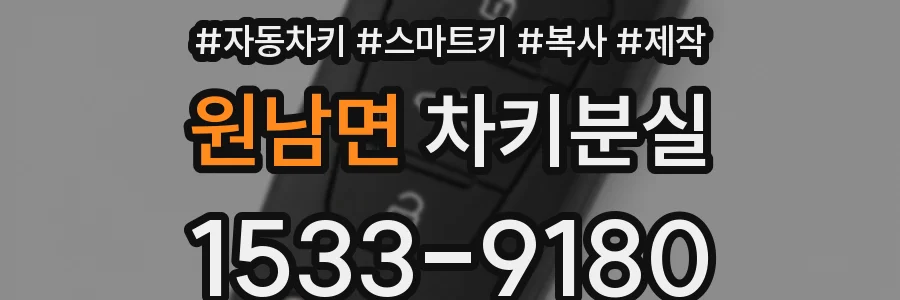 원남면 차키분실