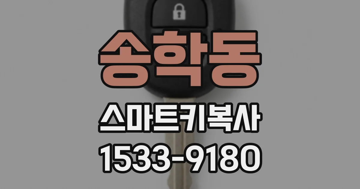송학동 스마트키복사