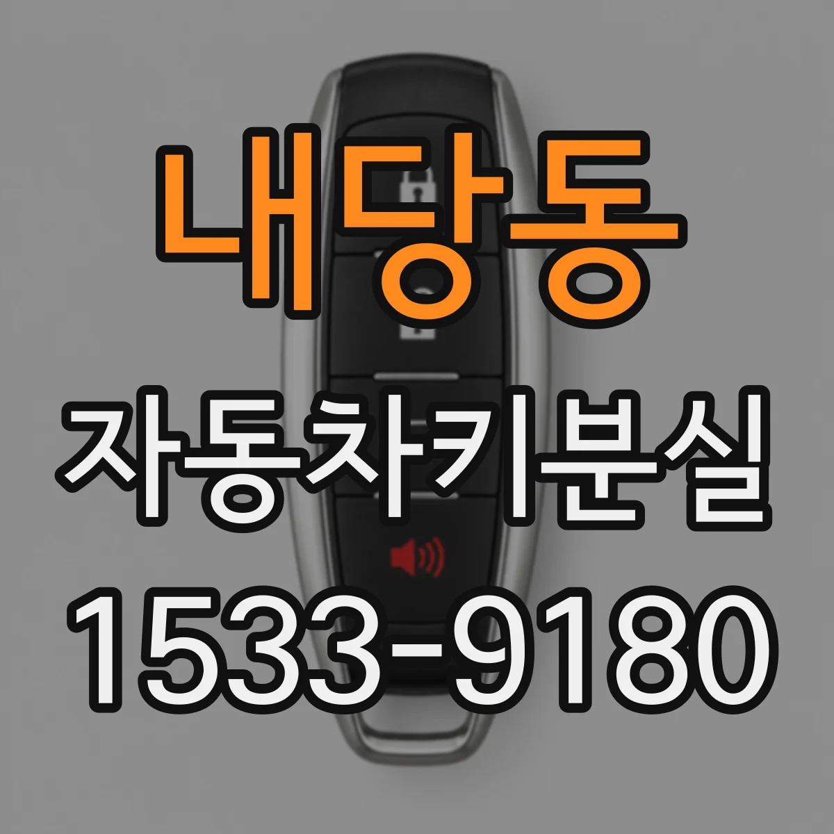 내당동 자동차키분실