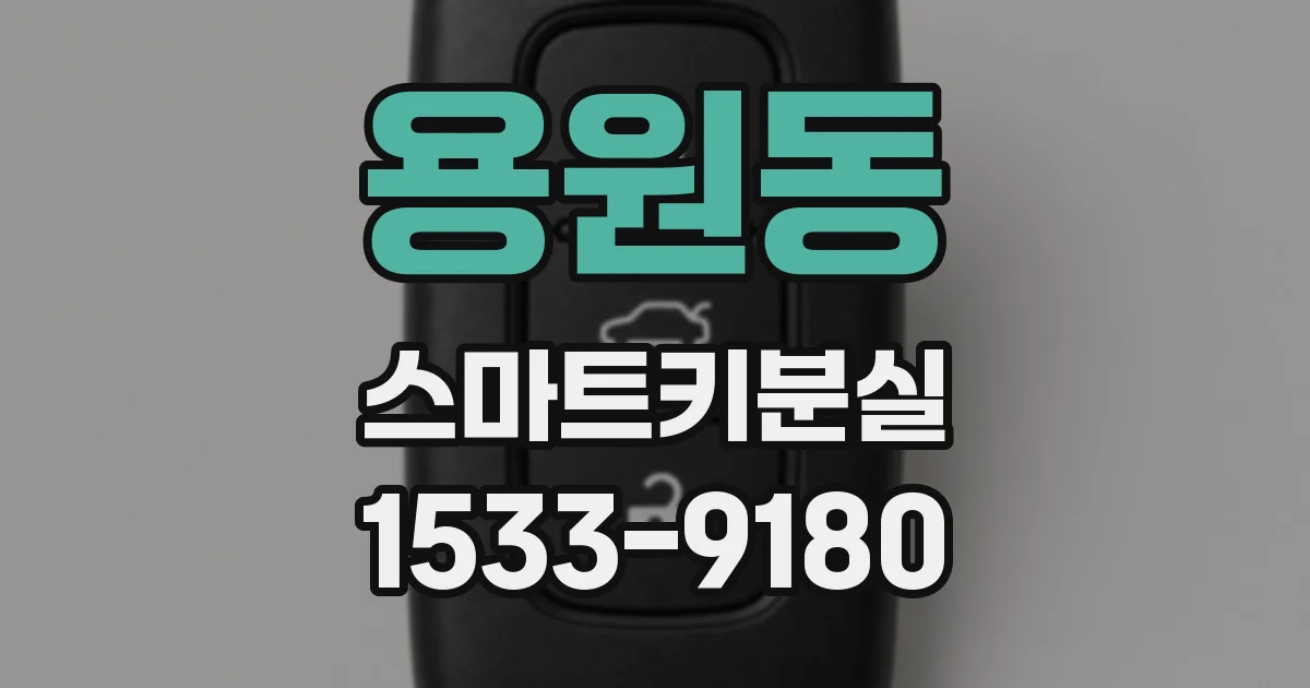 용원동 스마트키분실