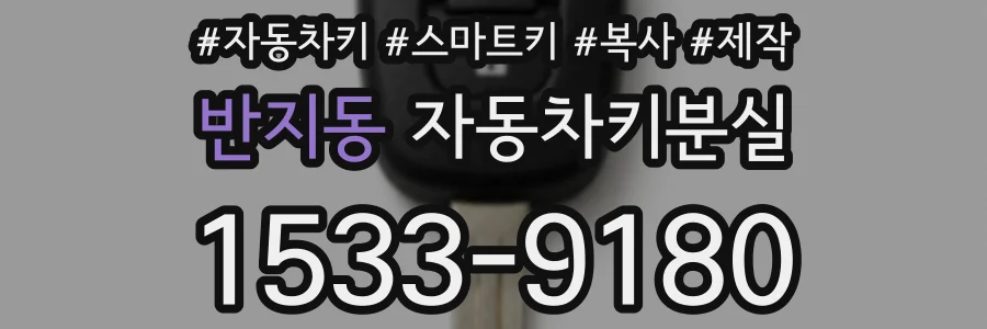 반지동 자동차키분실