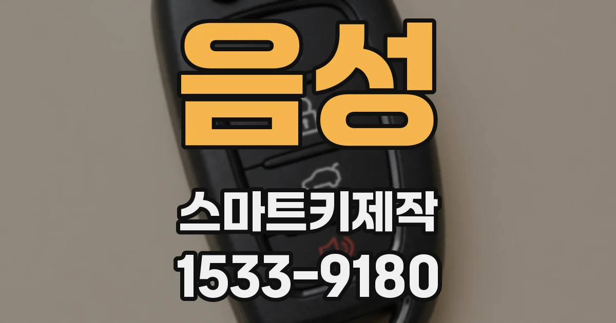 음성 스마트키제작