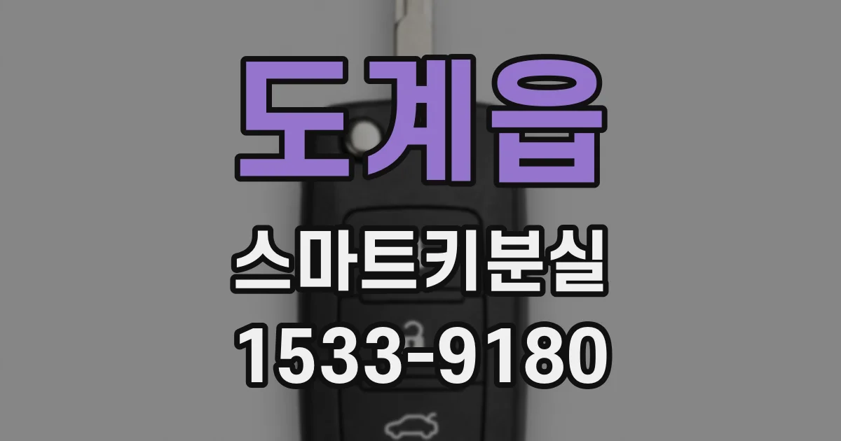 도계읍 스마트키분실