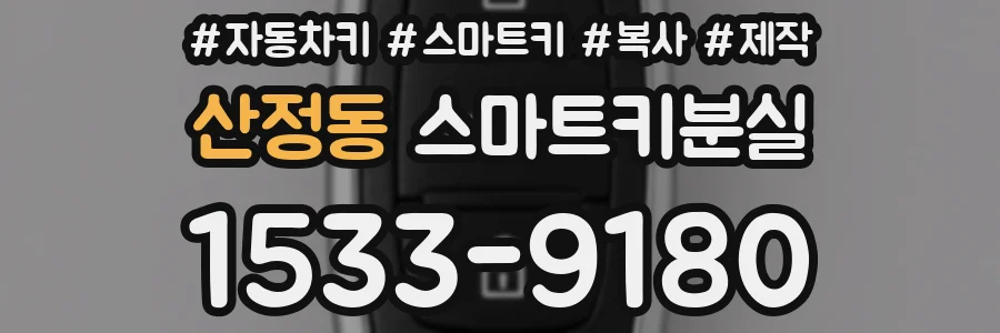 산정동 스마트키분실