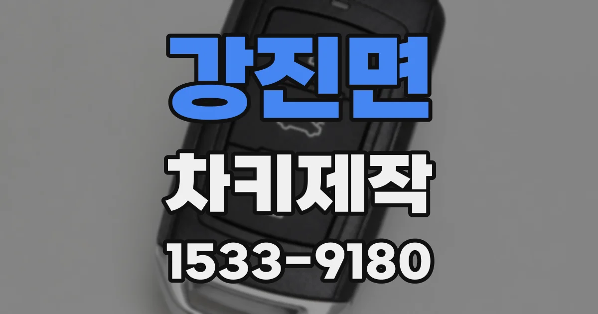 강진면 차키제작