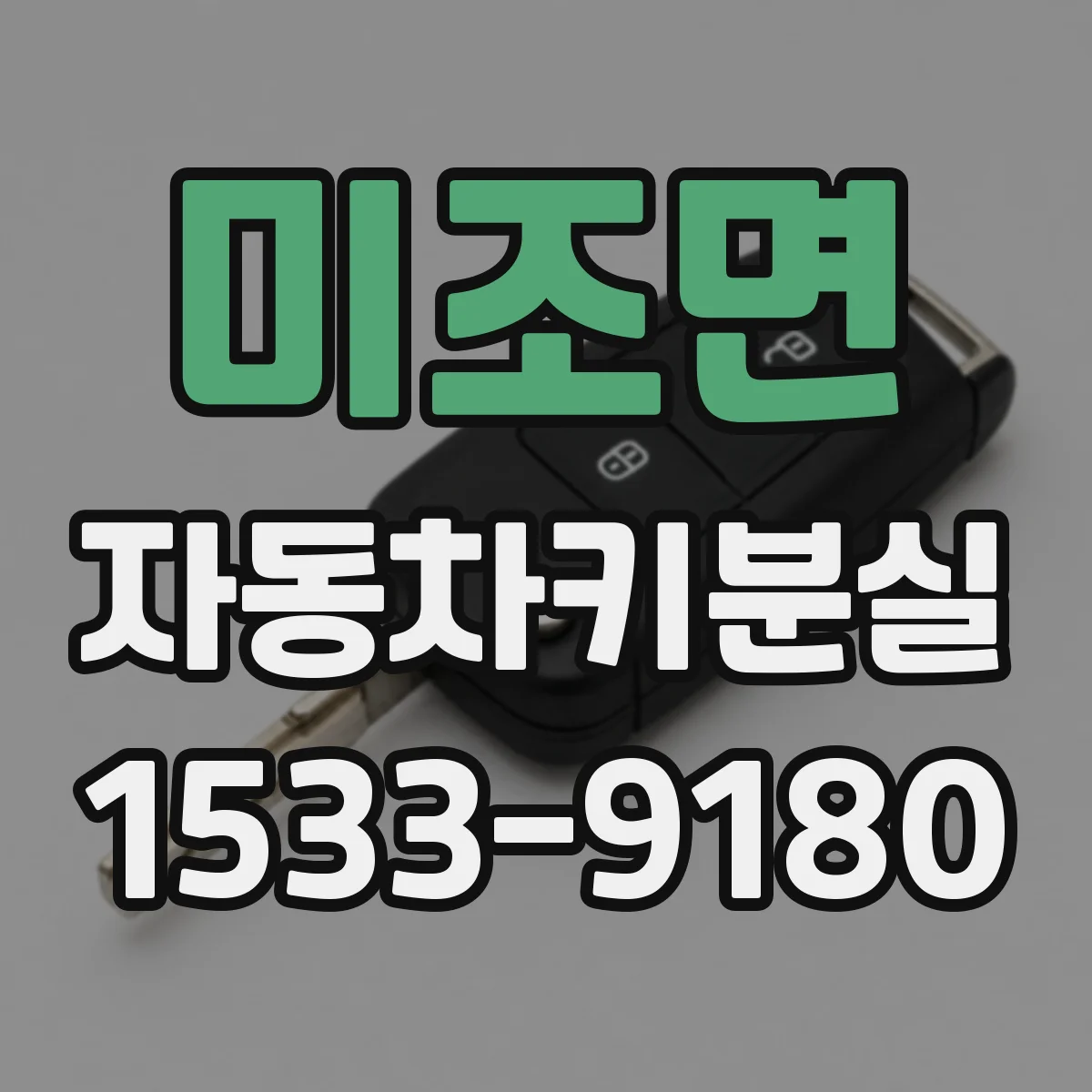 미조면 자동차키분실