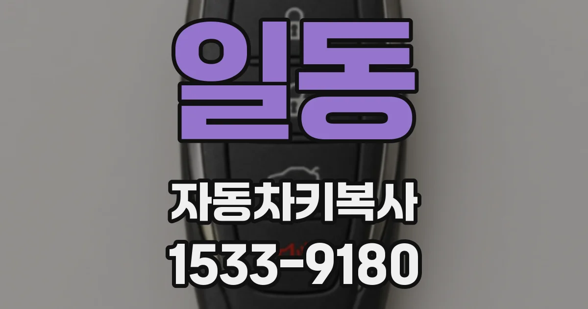일동 자동차키복사