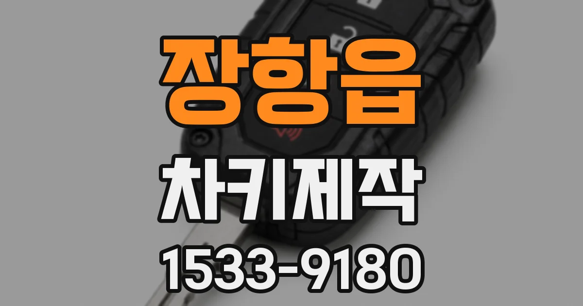 장항읍 차키제작