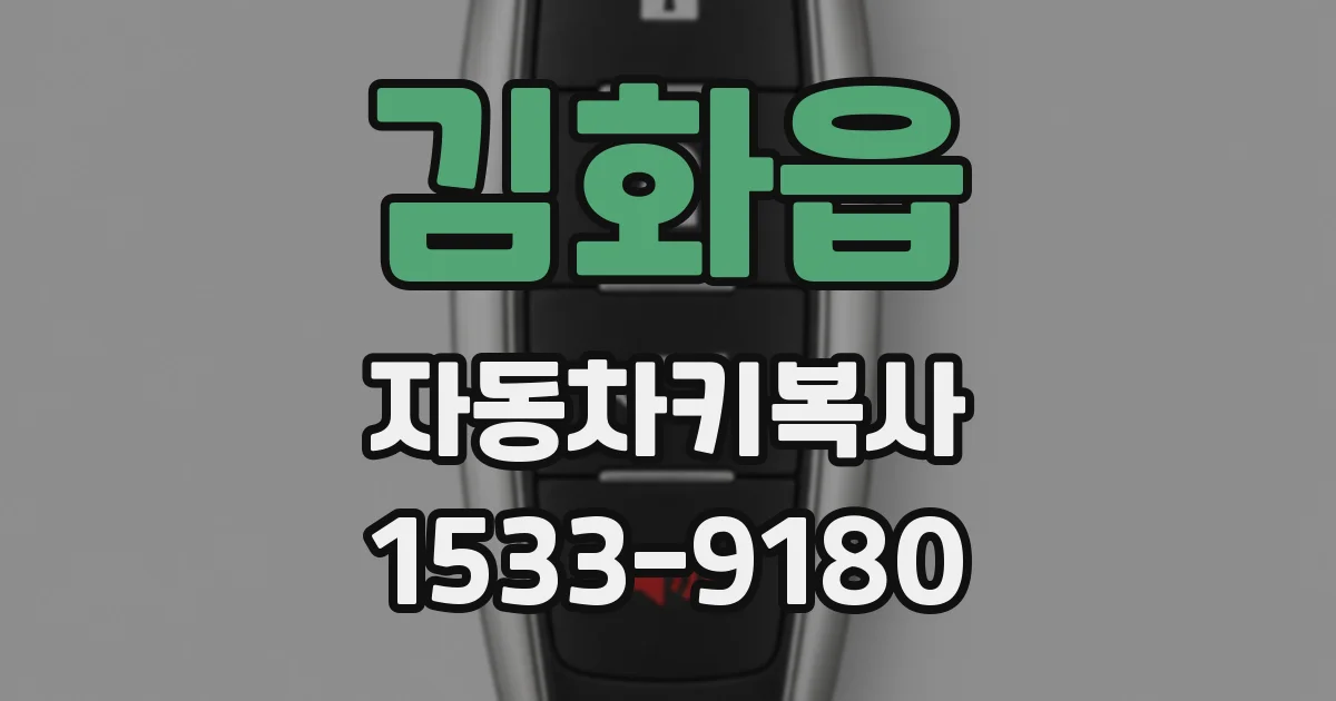 김화읍 자동차키복사