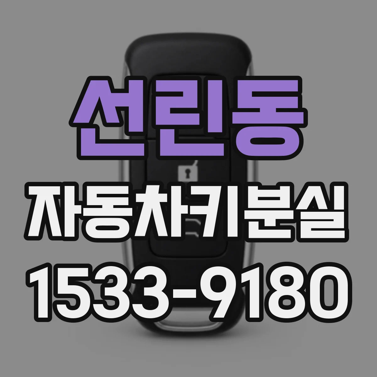 선린동 자동차키분실