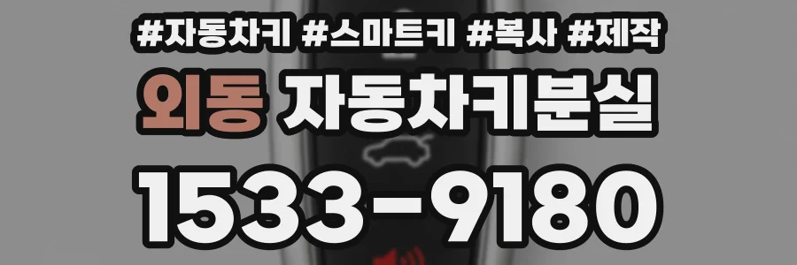 외동 자동차키분실