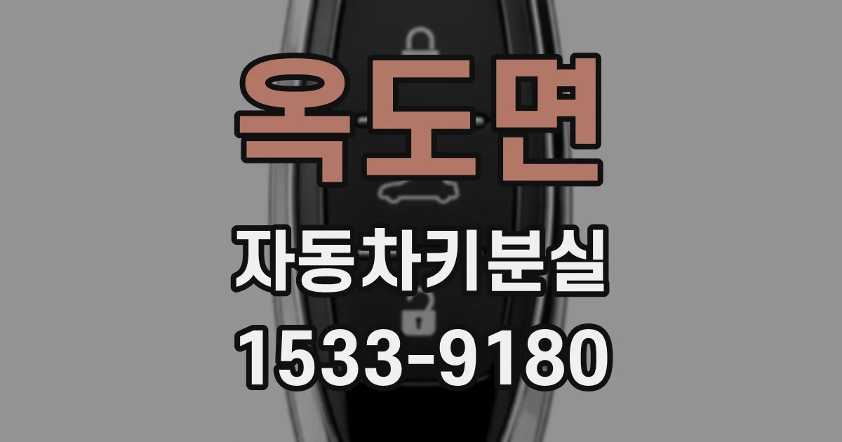 옥도면 자동차키분실