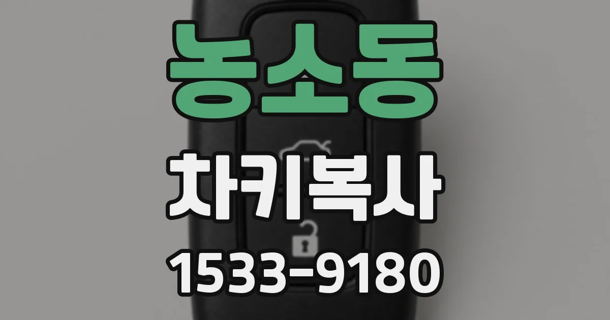 농소동 차키복사