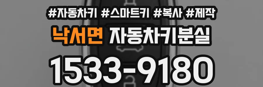 낙서면 자동차키분실