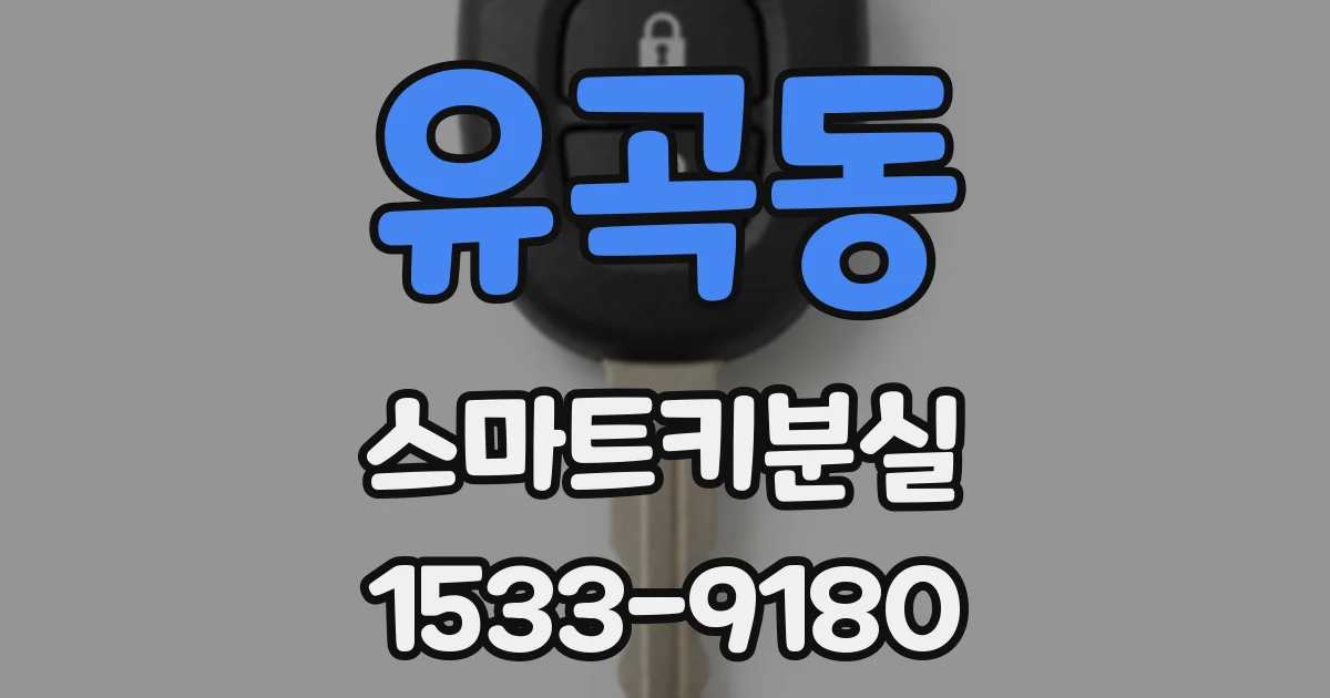 유곡동 스마트키분실