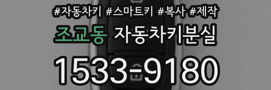 조교동 자동차키분실