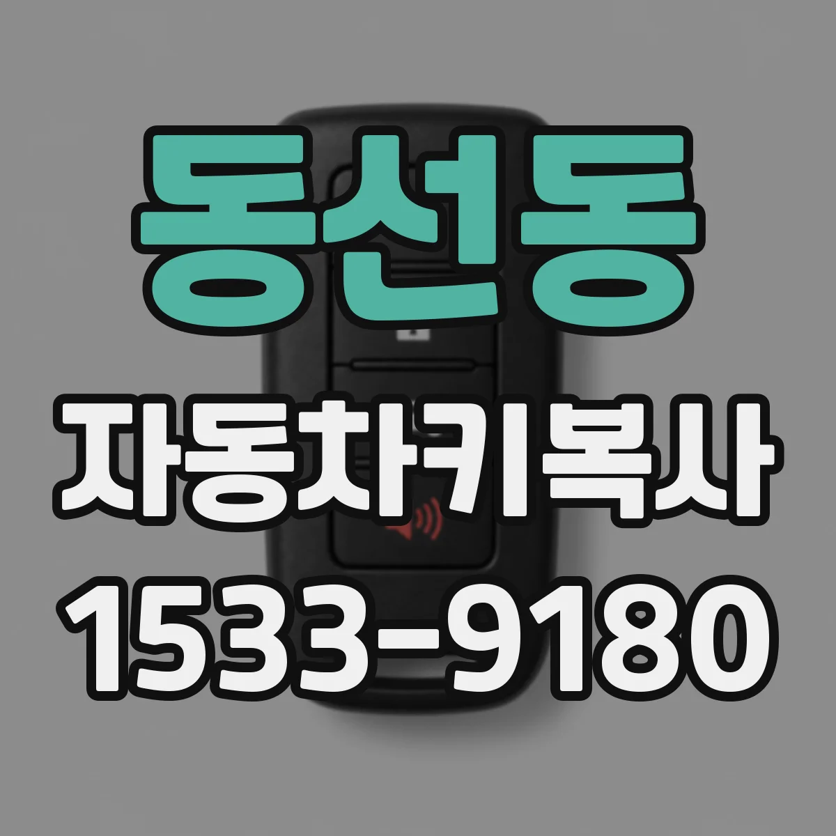 동선동 자동차키복사