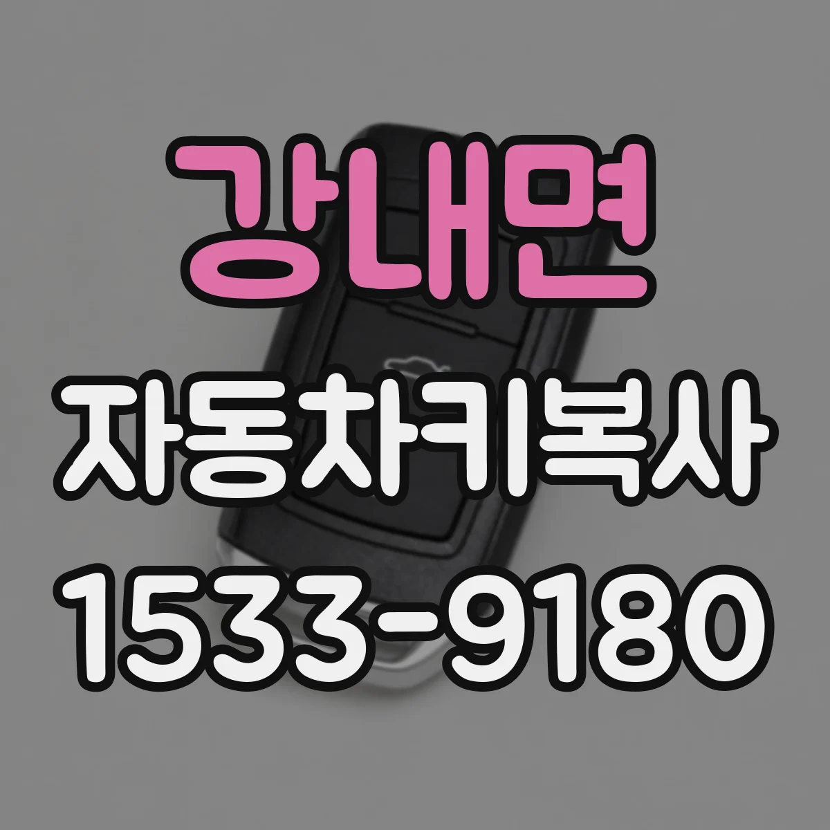 강내면 자동차키복사