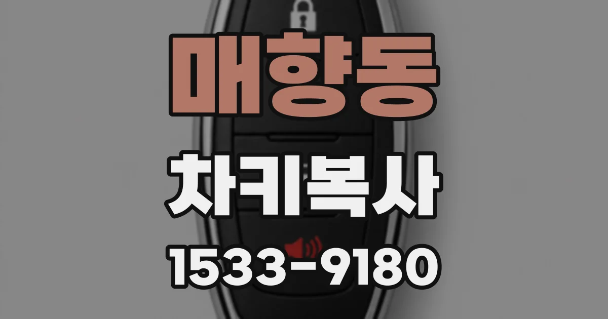 매향동 차키복사