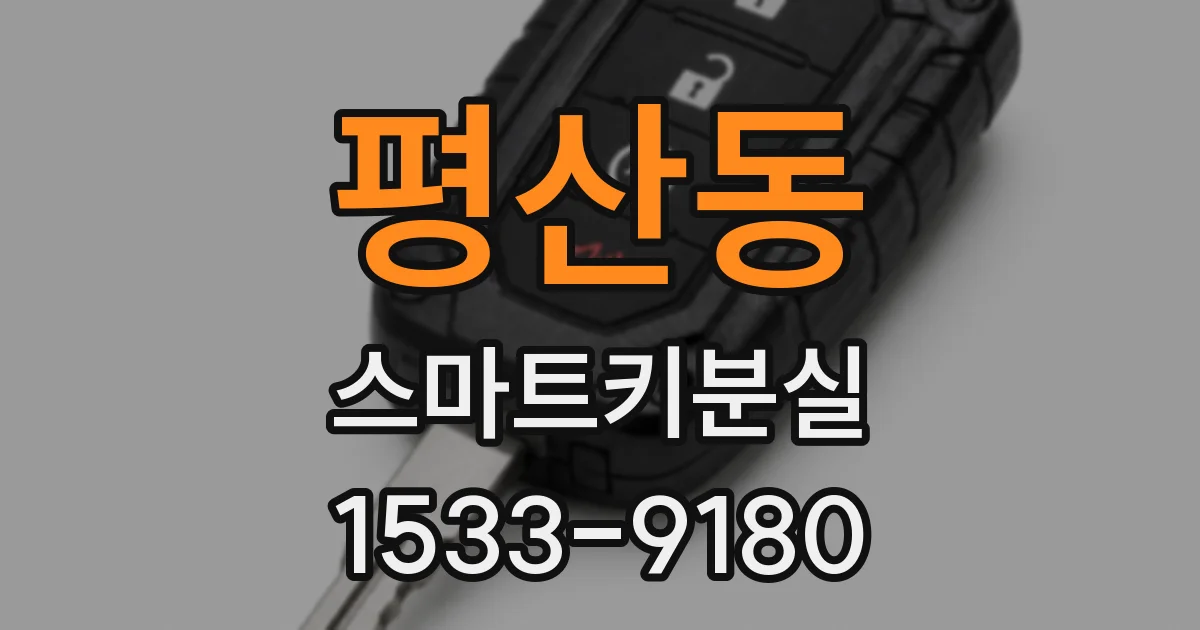 평산동 스마트키분실