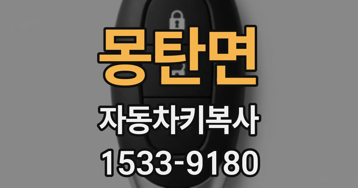 몽탄면 자동차키복사
