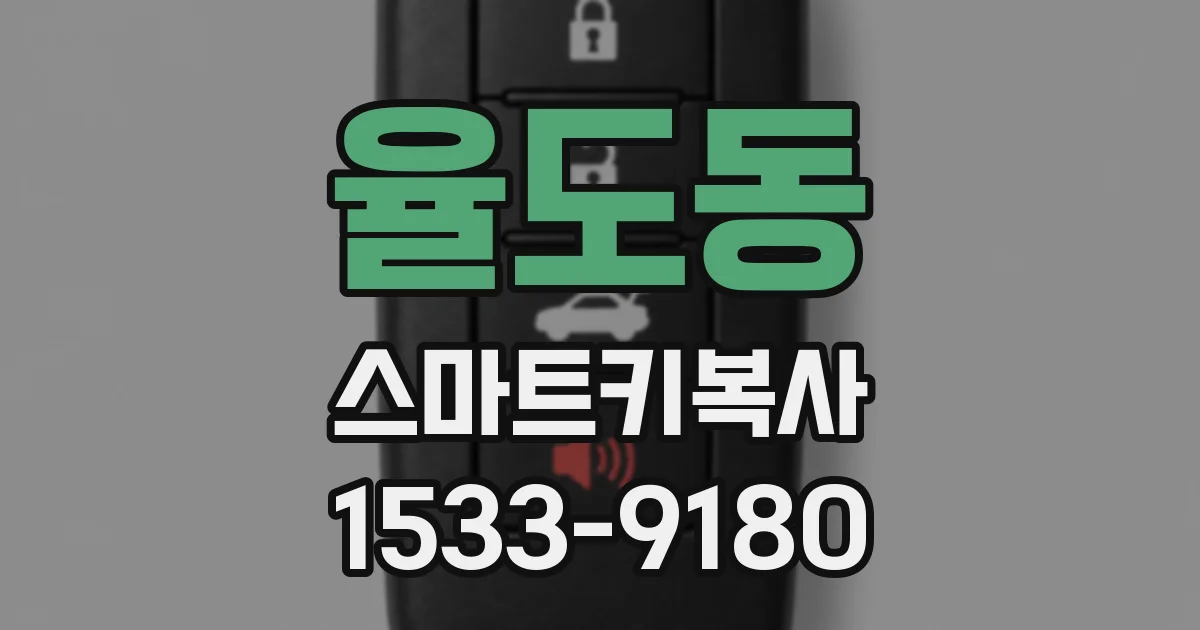 율도동 스마트키복사
