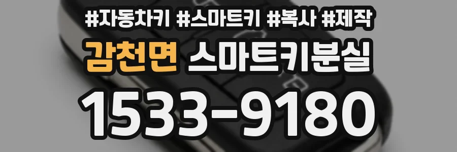 감천면 스마트키분실